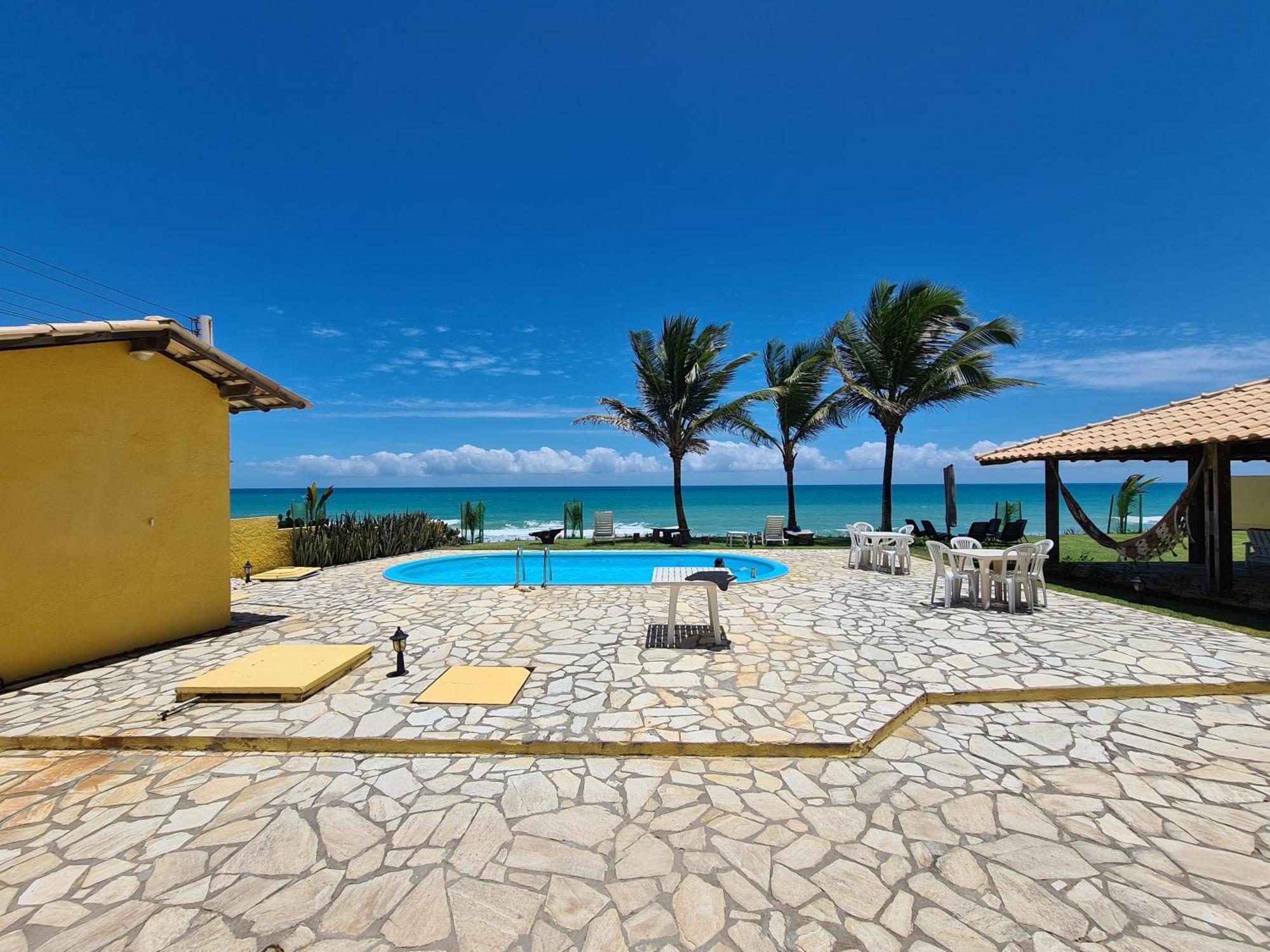 Condominio Exclusivo A Beira Mar - Casa De 04 Quartos Com Piscina E Churrasqueira 拉巴拉德纳圣米格尔 外观 照片