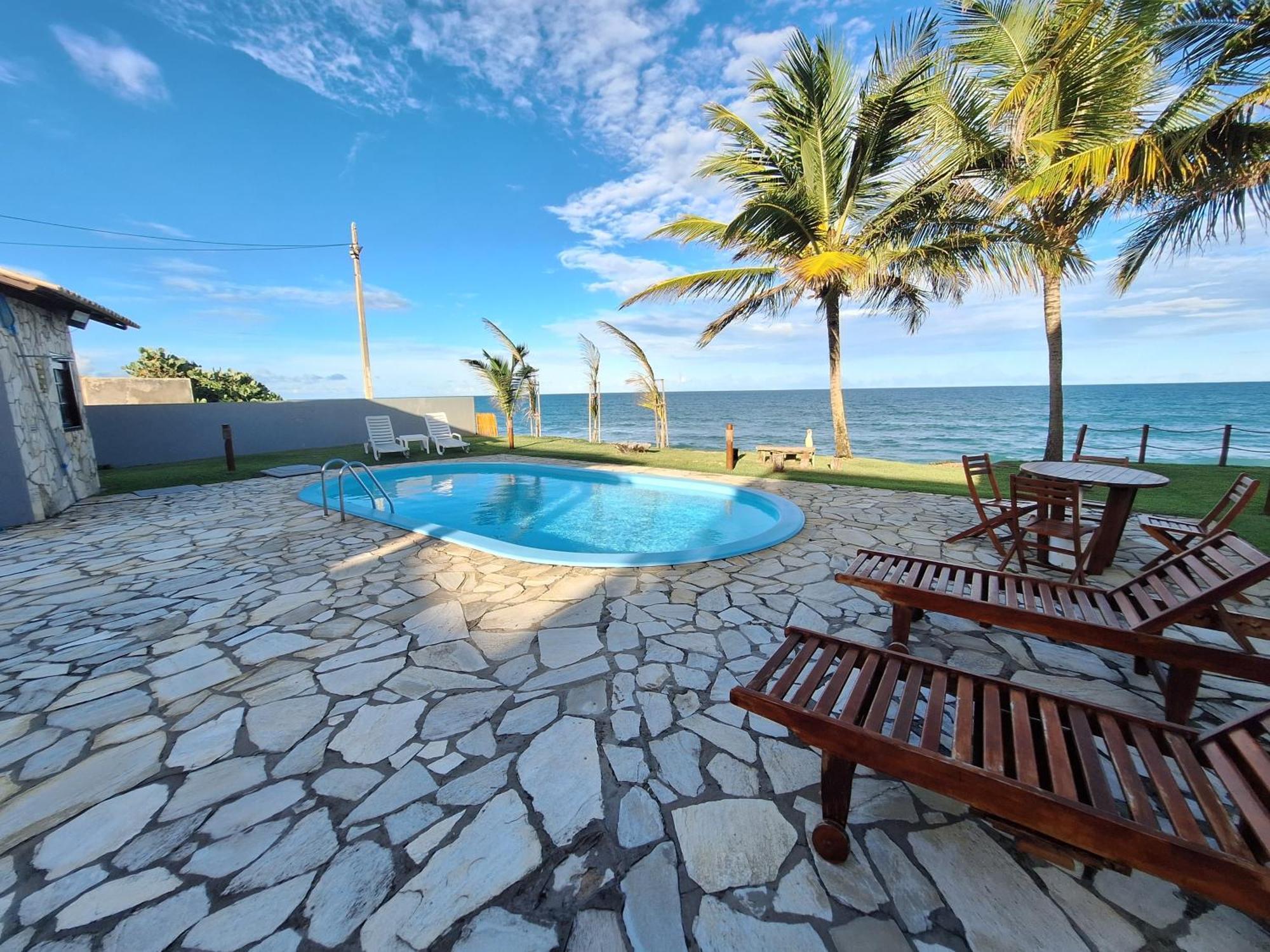 Condominio Exclusivo A Beira Mar - Casa De 04 Quartos Com Piscina E Churrasqueira 拉巴拉德纳圣米格尔 外观 照片